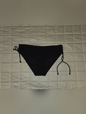 Victoria's Secret-Black Side-Tie Bikini Bottom